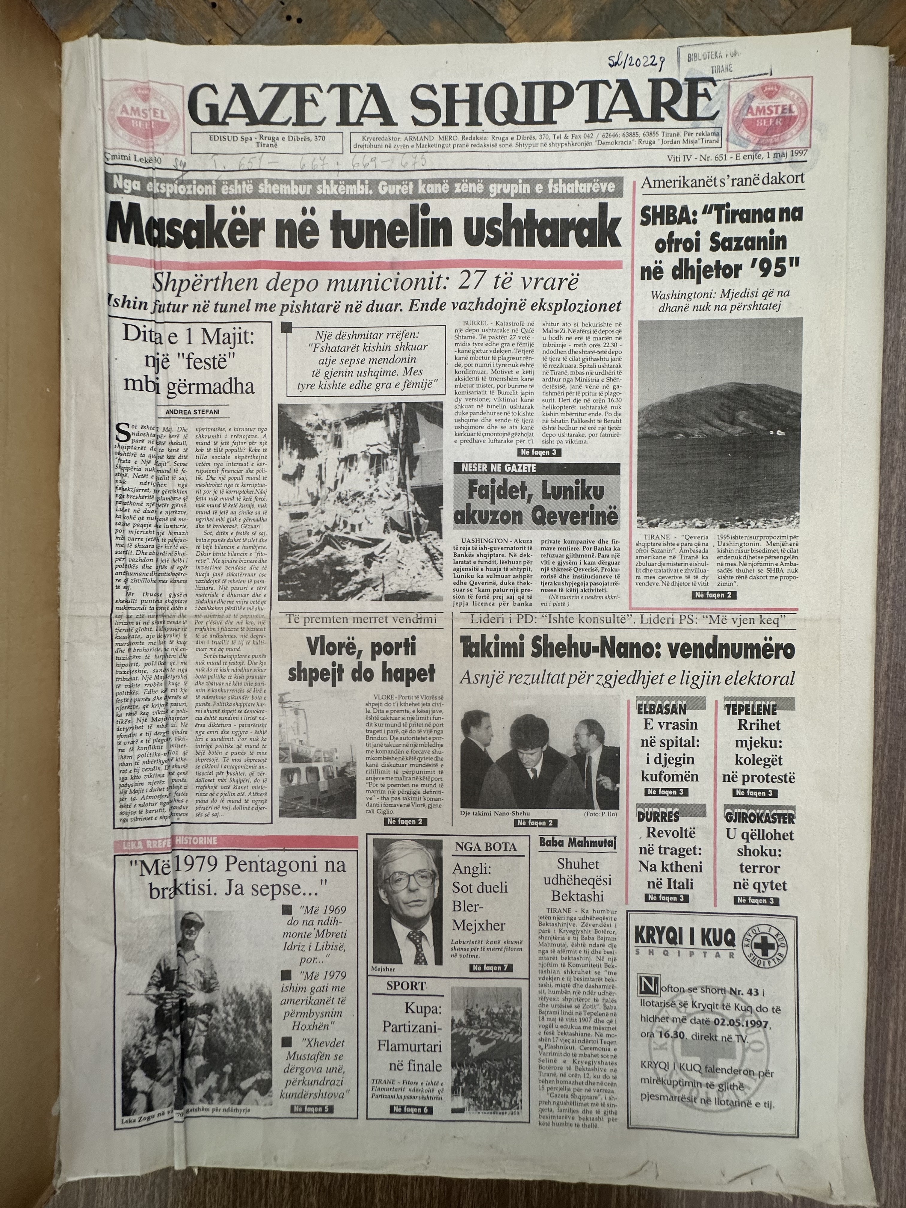 Gazeta Shqiptare 1997-05-01